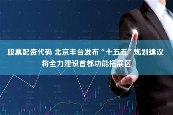 股票配资代码 北京丰台发布“十五五”规划建议 将全力建设首都功能拓展区